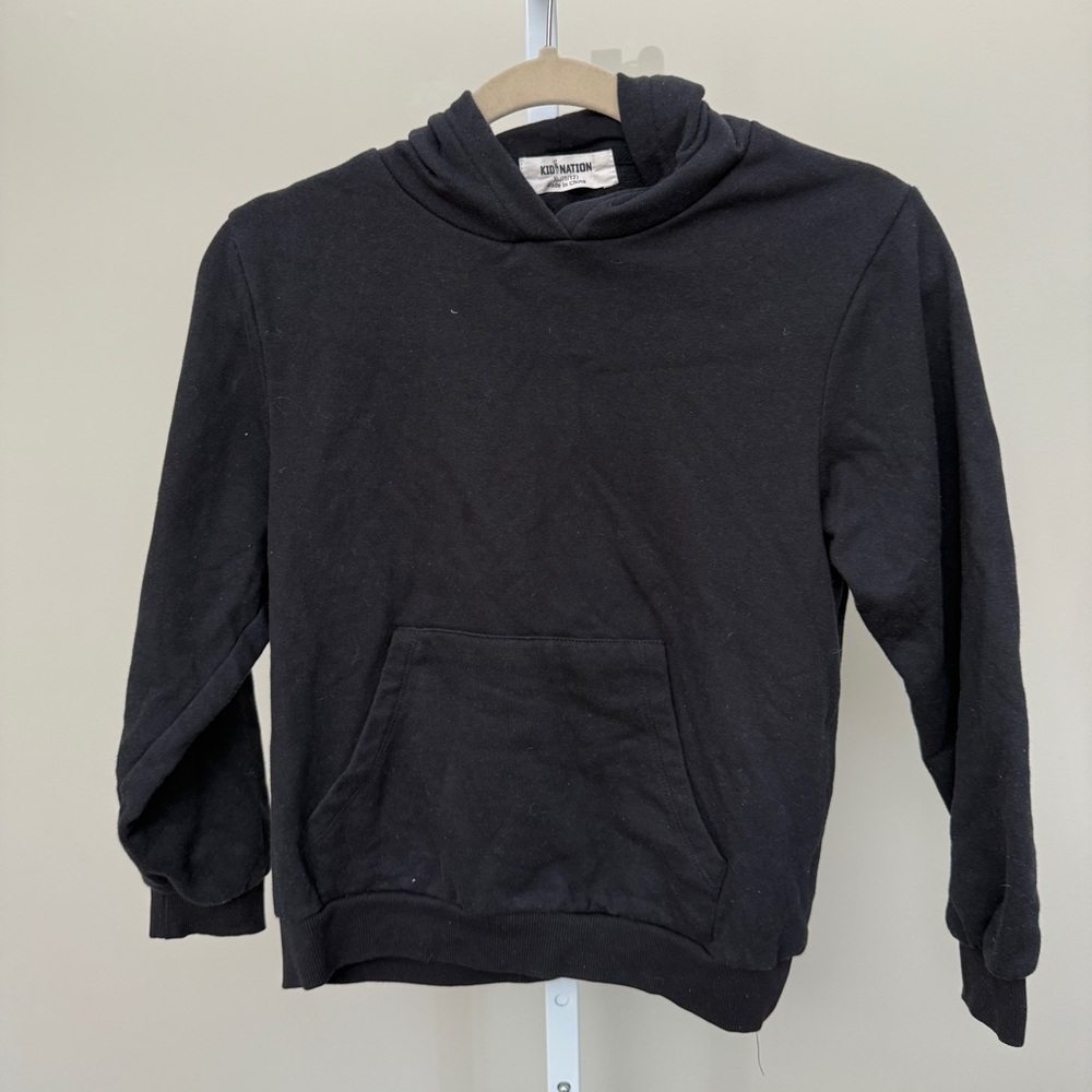 Kid Nation girls  Black Hoodie size 11-12